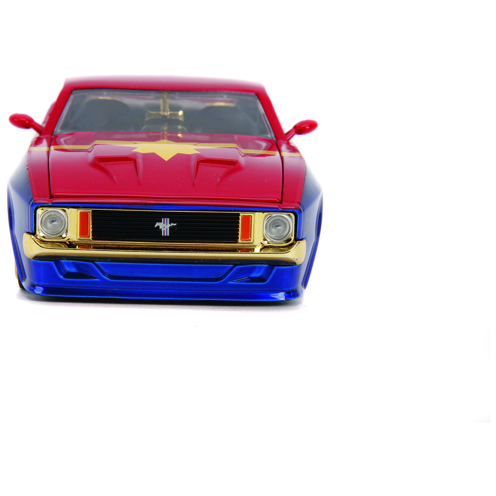 Машина Jada металева Марвел Форд Мустанг Мах 1973 з фігуркою Капітан Марвел 1:24 (253225009) - зображення 9