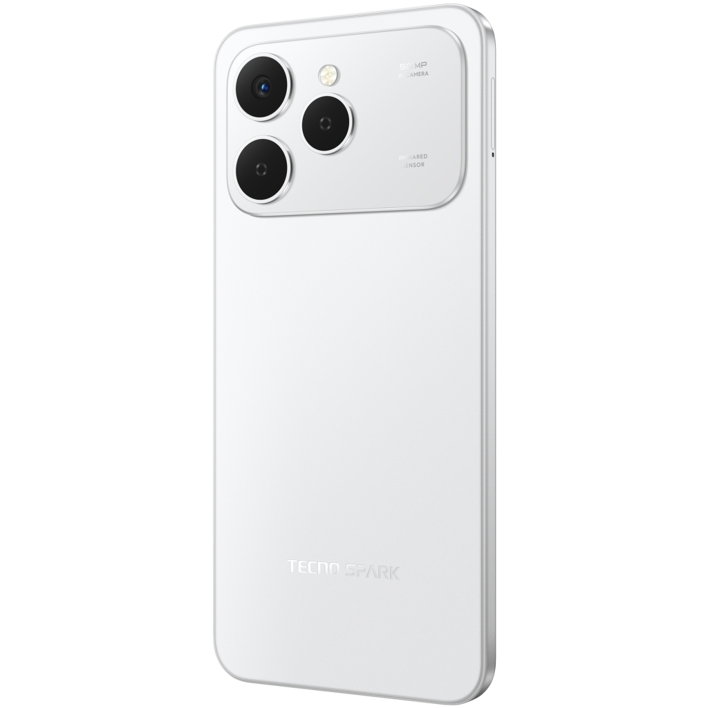 Мобільний телефон Tecno Spark 40 8/256Gb Veil White (4894947091575) - зображення 8