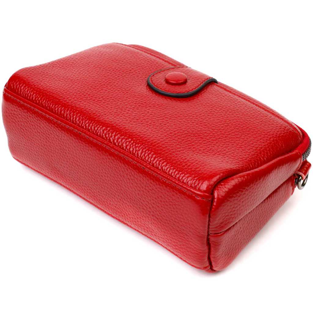 Сумка Vintage З натуральної шкіри Червона (22125) - зображення 5