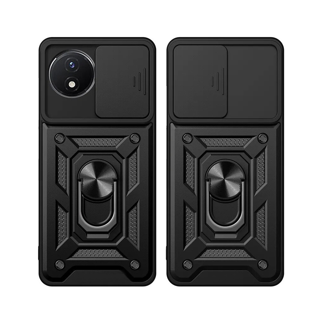 Чохол до мобільного телефона BeCover Military Vivo Y02/Y02A Black (710026) - зображення 3