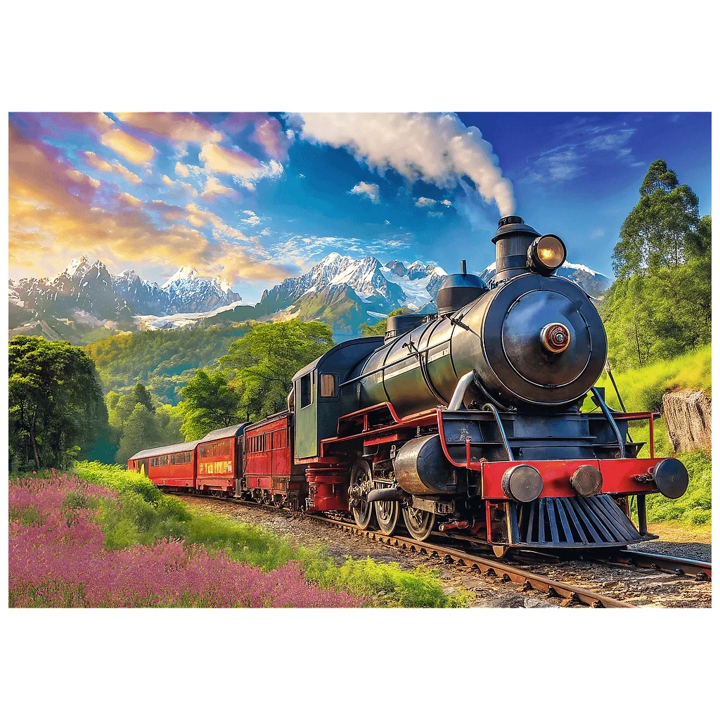 Пазл Trefl Подорож на поїзді 1000 елементів (5900511109290) - зображення 3