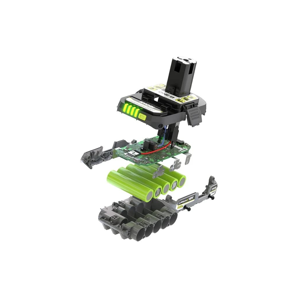 Акумулятор до електроінструменту Ryobi ONE+ RB1820C 18V, 2Ah, 0.4кг (unpacked) (5133005052UNP) - зображення 6