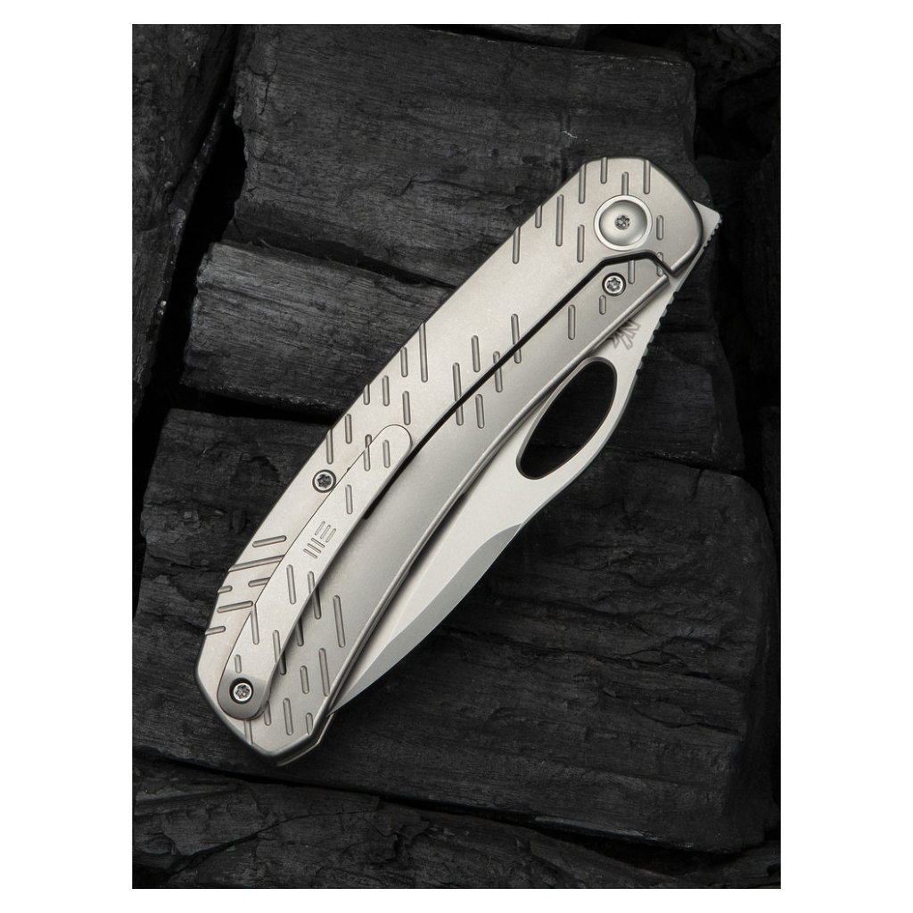 Ніж Weknife Inmate, Bead Blast, титан (WE23096B-1) - зображення 10