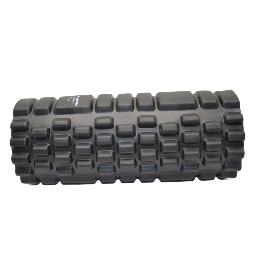 Масажний ролик PowerPlay 4025 Massage Roller 33x14см Чорний (PP_4025_Black) - зображення 4