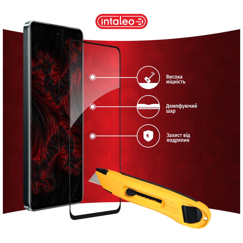 Скло захисне Intaleo Full Glue Realme C67 Black (1283126590047) - зображення 5