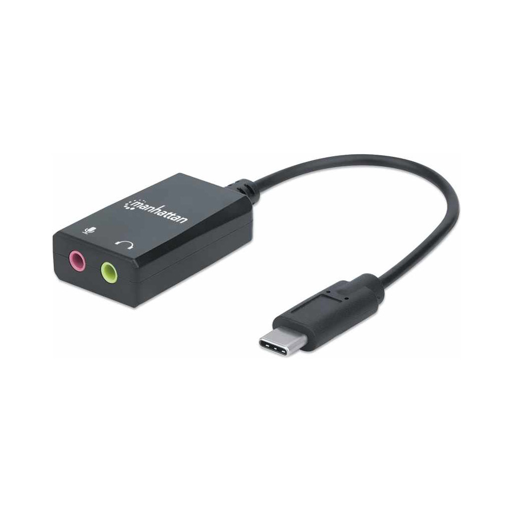 Звукова плата Intracom USB Type-C, 2.1 Channel Manhattan (153317) - изображение 1