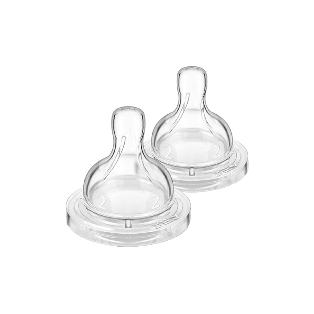 Соска Philips AVENT Анти-Колік, повільний потік 1+ міс 2 шт (SCY762/02) - изображение 1