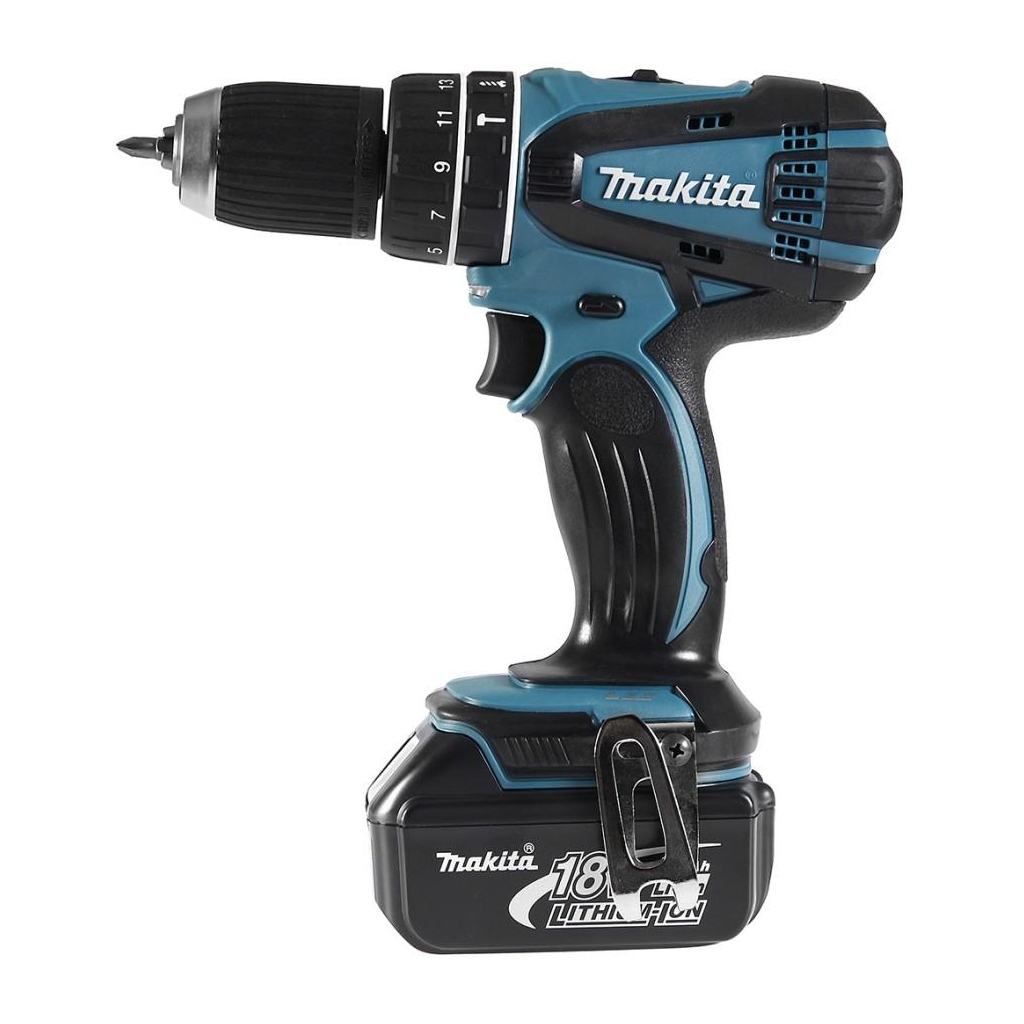 Шуруповерт Makita LXT, 3Аг х 2шт, Makpac, 50 / 36Нм (DHP456RFJ) - зображення 2