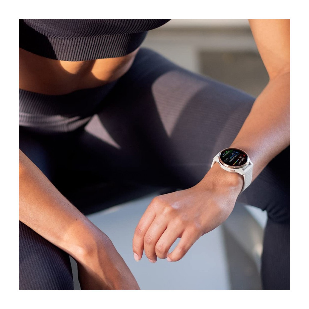 Смарт-годинник Garmin Venu 2S, Rose Gold + White, GPS (010-02429-13) - зображення 8