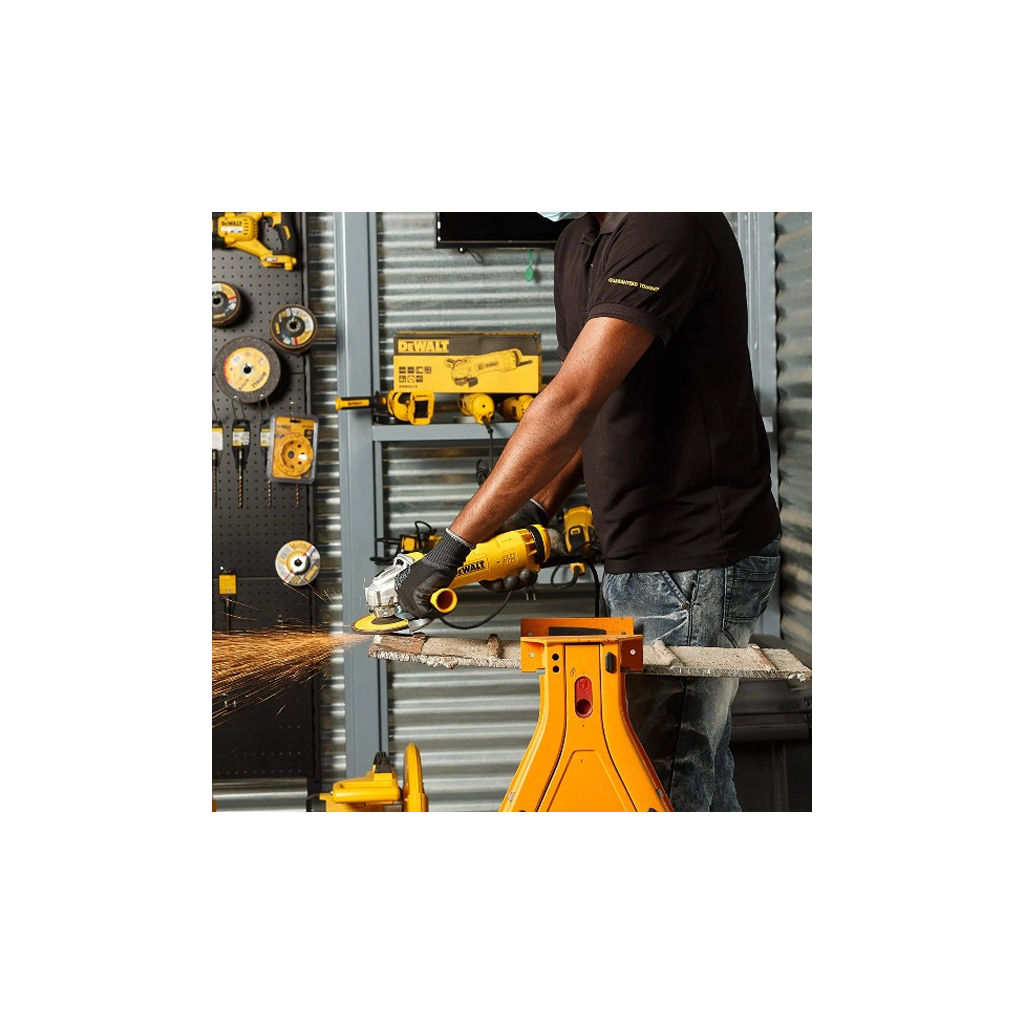 Шліфувальна машина DeWALT 1200 Вт, 11500 об/хв, D=125 мм (DWE4215) - зображення 6