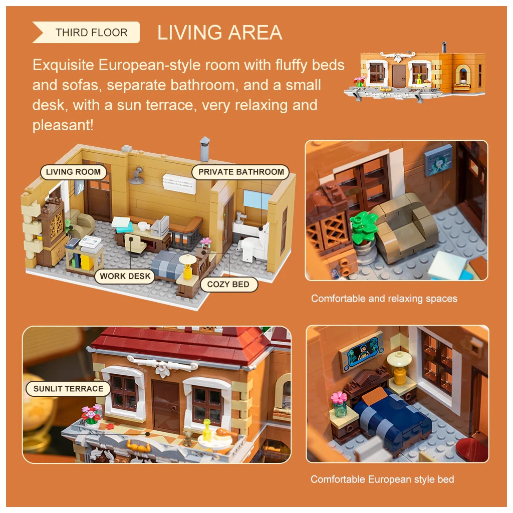 Конструктор Pantasy Original - Joyside Series Пекарня (85013) - зображення 5