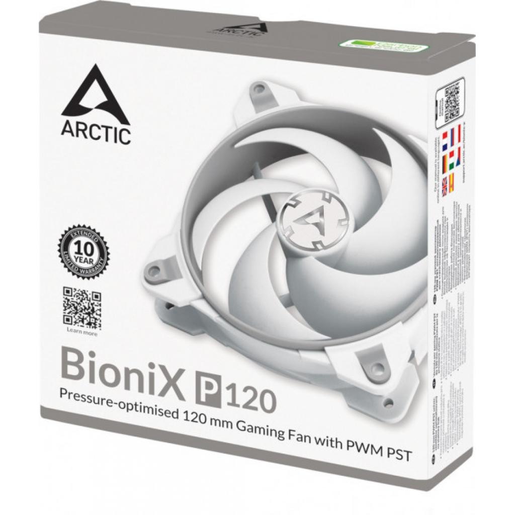 Кулер до корпусу Arctic BioniX P120 - Grey/White (ACFAN00167A) - изображение 6