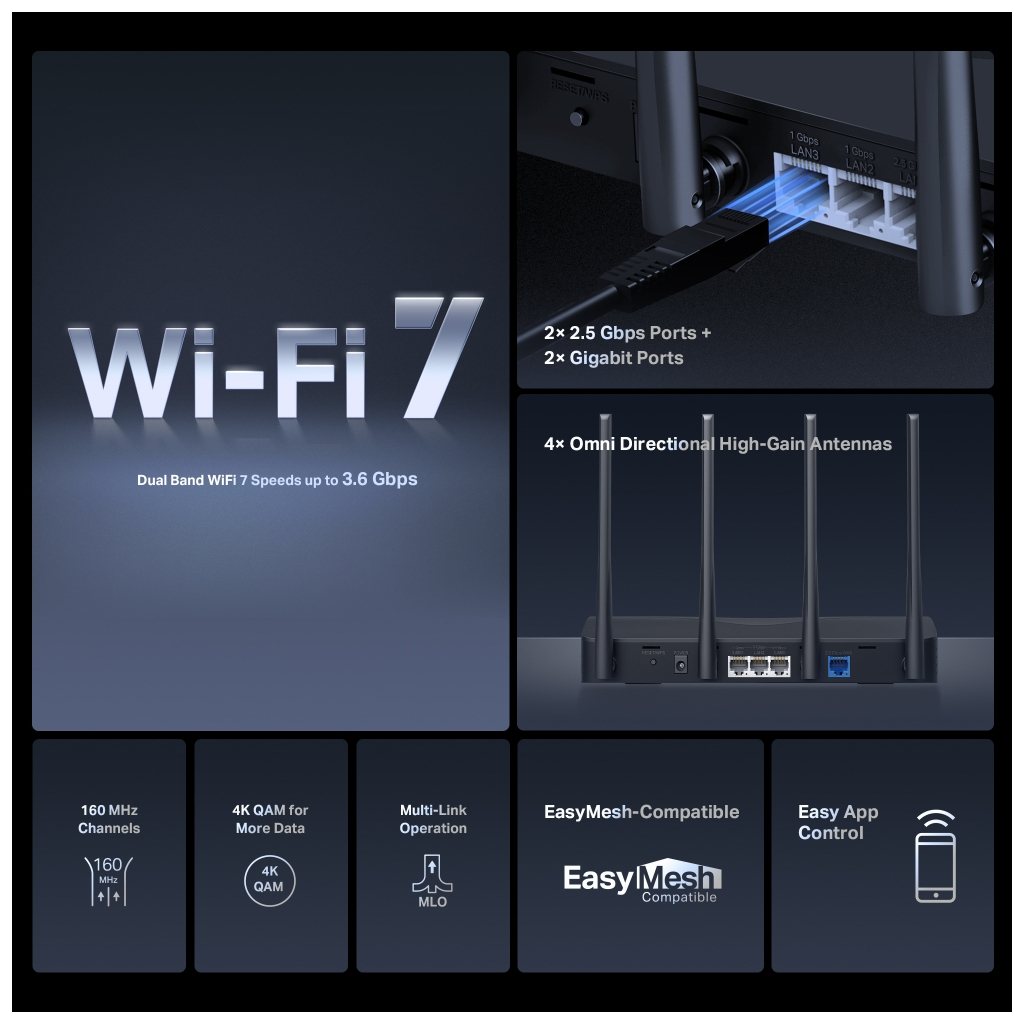 Маршрутизатор Mercusys MR27BE - зображення 4