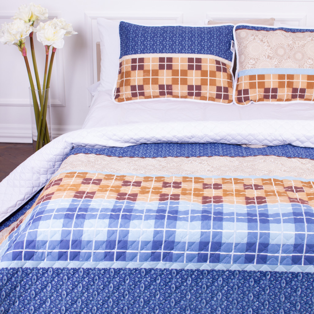 Покривало MirSon набір Print Line №5944 Cornet 150х210 см + наволочка 50х70 см (2200006169406) - зображення 4