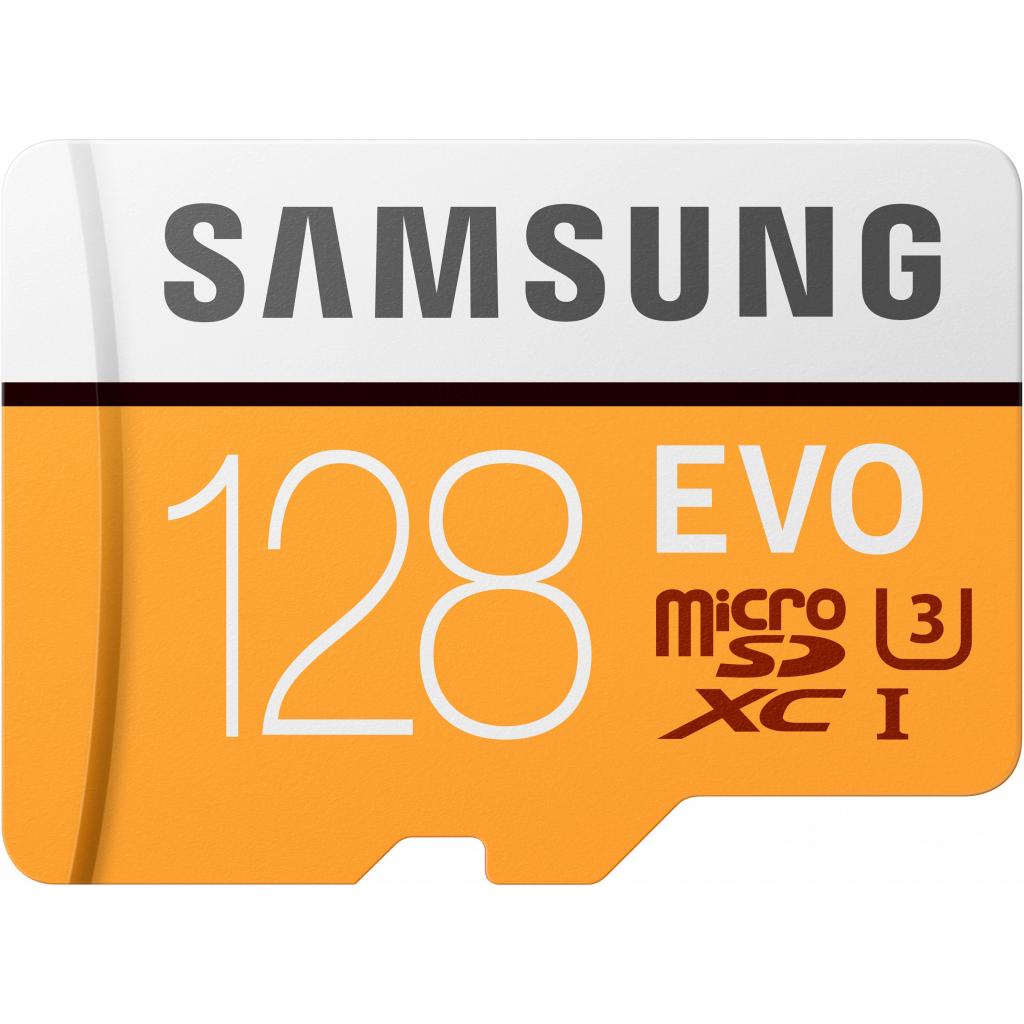 Карта пам'яті Samsung 128GB microSD class 10 UHS-I U3 Evo (MB-MP128GA/APC) - зображення 1