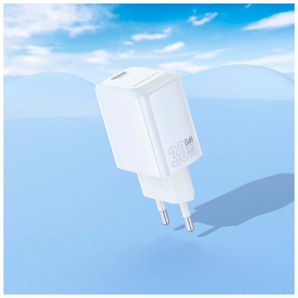 Зарядний пристрій BOROFONE BN28 Fuente USB-C PD30W White (6941991120299) - зображення 8