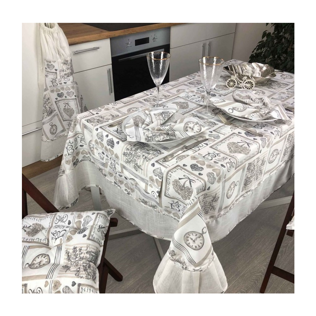 Скатертина Прованс Happy Time 150х150 см (23769) - зображення 4