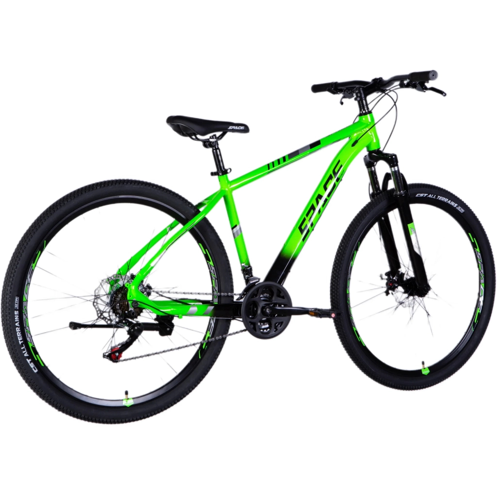 Велосипед Space 29" Mercury AM DD рама-18" Al зелено-чорний 2025 (OPS-SP-29-054) - зображення 3