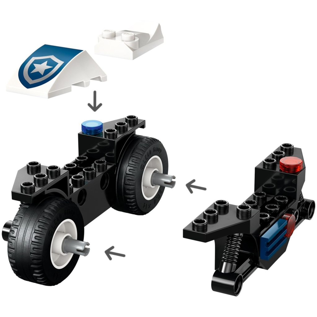 Конструктор LEGO City Переслідування на поліцейському мотоциклі (60455) - зображення 6