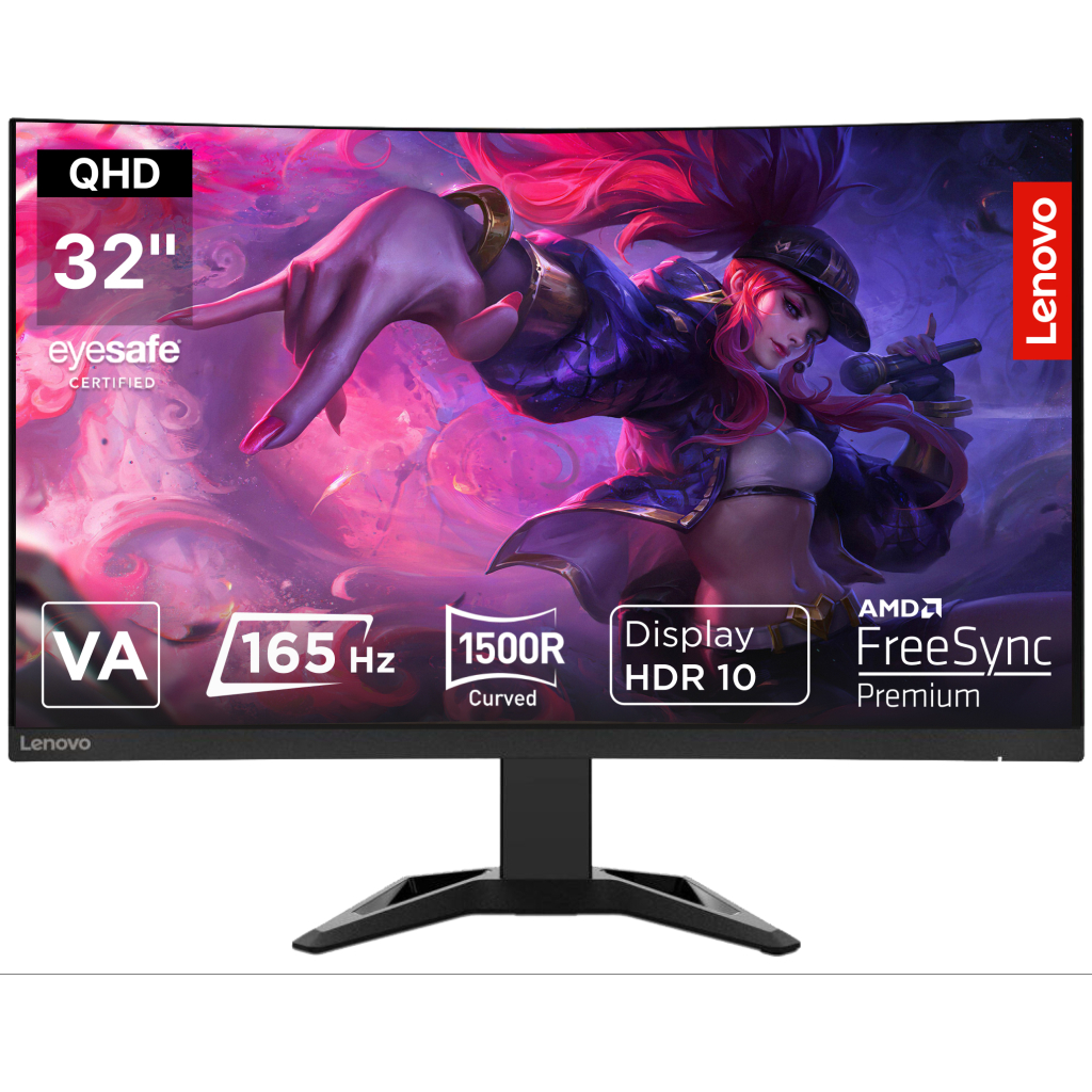 Монітор Lenovo G32qc-30 (66F2GAC1UA) - зображення 2