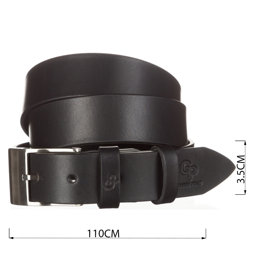 Ремінь Grande Pelle Чорний (11032) - зображення 3