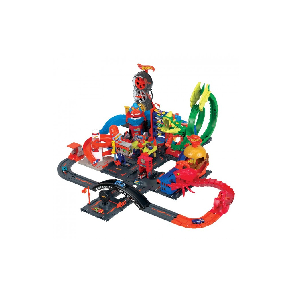 Автотрек Hot Wheels Поліцейський порятунок від скорпіона серії "Небезпечні створіння" (HDR32) - зображення 7