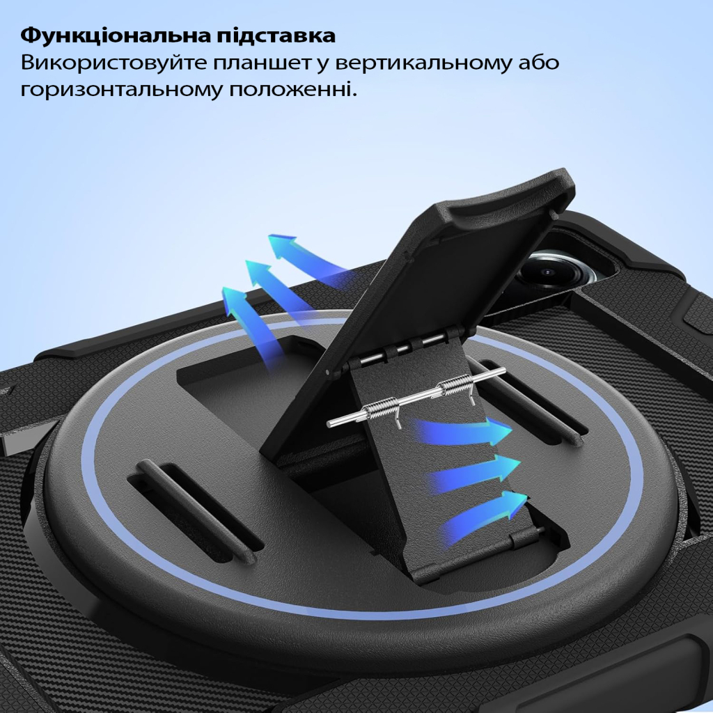 Чохол до планшета BeCover Horizontal handle Xiaomi Redmi Pad 2 11.0" Black (714566) - зображення 3