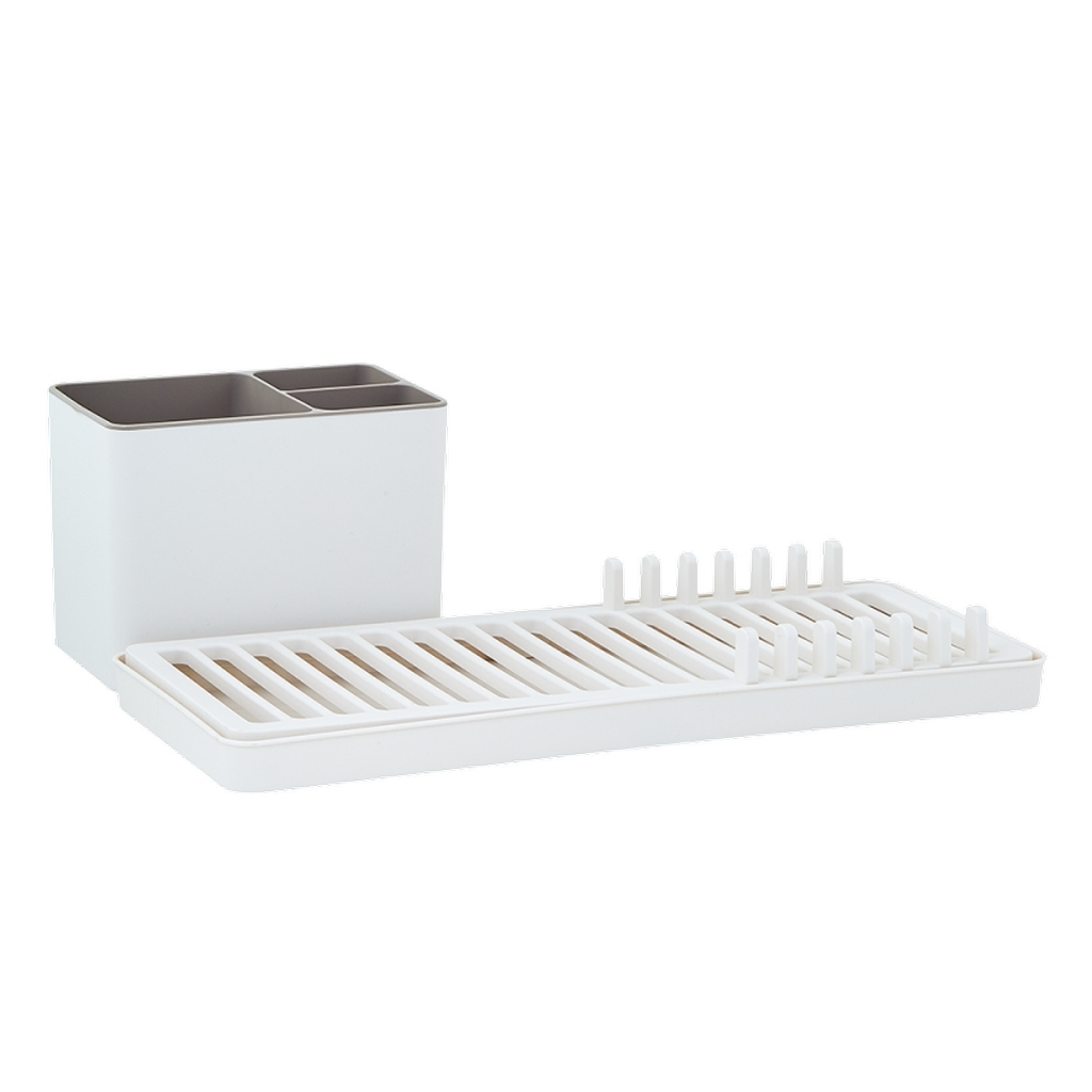 Сушарка для посуду Алеана Міні Плюс біла троянда (алн 169077/біла роза) - зображення 1