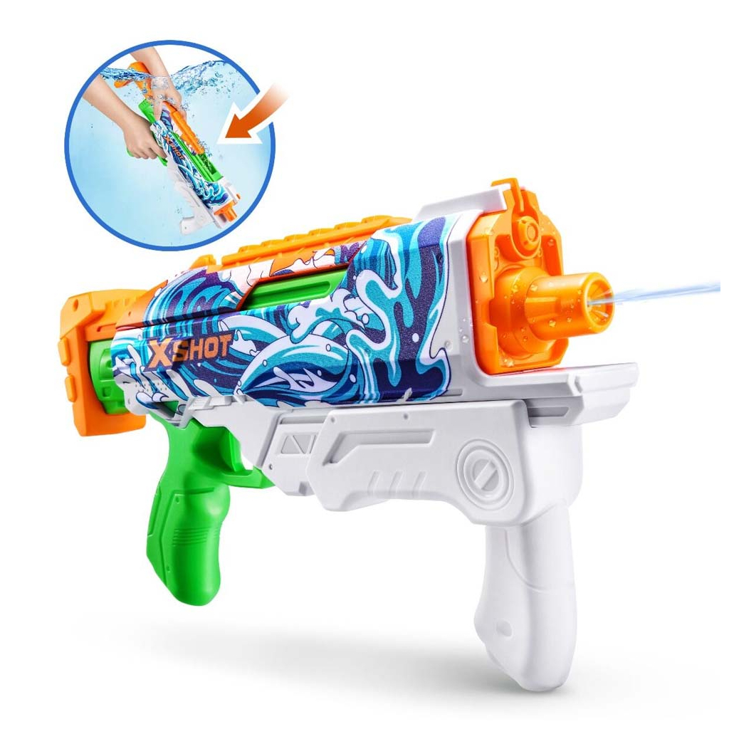 Іграшкова зброя Zuru X -Shot Водний бластер Fast FIill Sins HYPERLOAD Waves (11854A) - picture 3