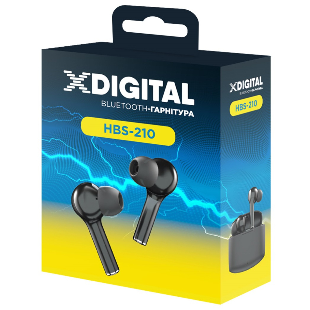 Навушники X-Digital HBS-210 Black (HBS-210K) - зображення 8