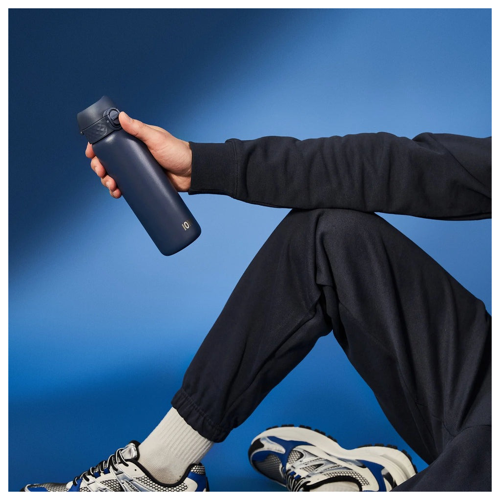 Пляшка для води ION8 OneTouch Vacuum Insulated 500 мл Navy (I8TS500NAVY) - зображення 2