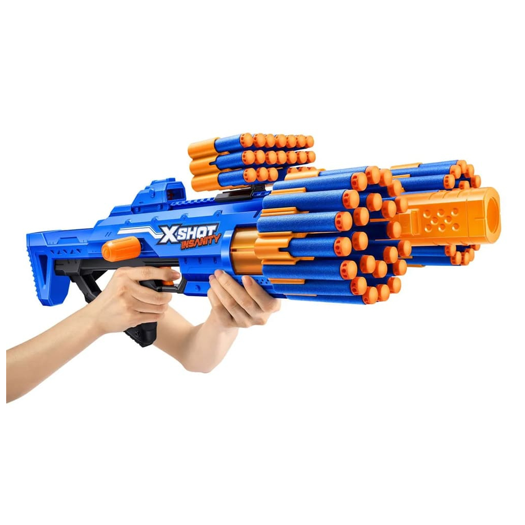 Іграшкова зброя Zuru X-Shot Швидкострільний бластер Insanity-Berzerko 8 Shot (48 патронів) (36610R) - изображение 7