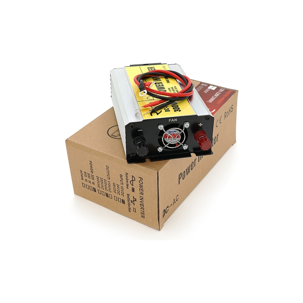 Автомобільний інвертор Ritar 12V/220V 300W чиста синусоїда, 1xShuko, 1xUSB (RSC-300) - зображення 2
