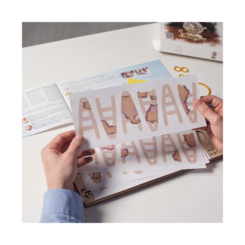 Конструктор Ugears Глобус (6336748) - зображення 10