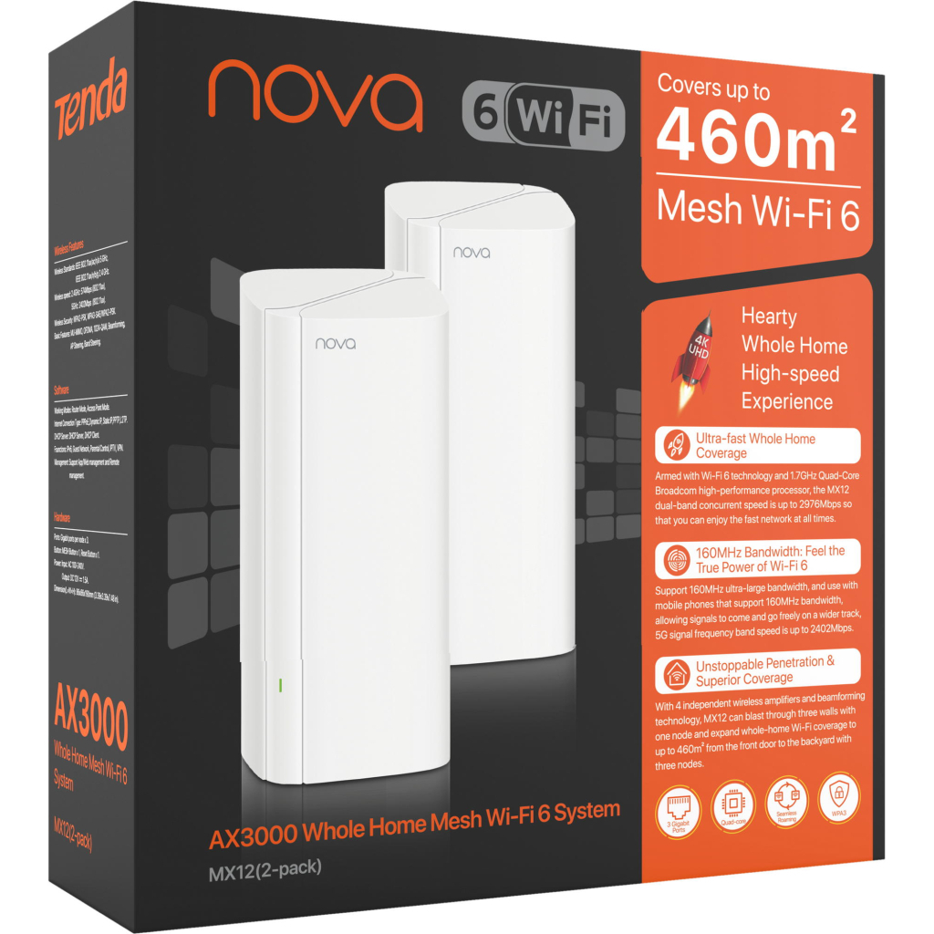 Точка доступу Wi-Fi Tenda MX12-KIT-2 - зображення 7