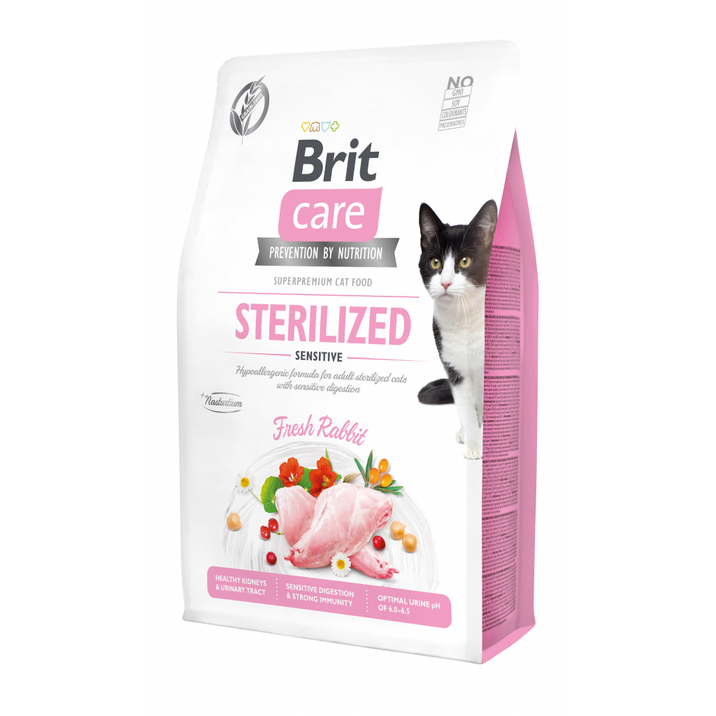 Сухий корм для кішок Brit Care Cat GF Sterilized Sensitive 2 кг (8595602540761) - зображення 1