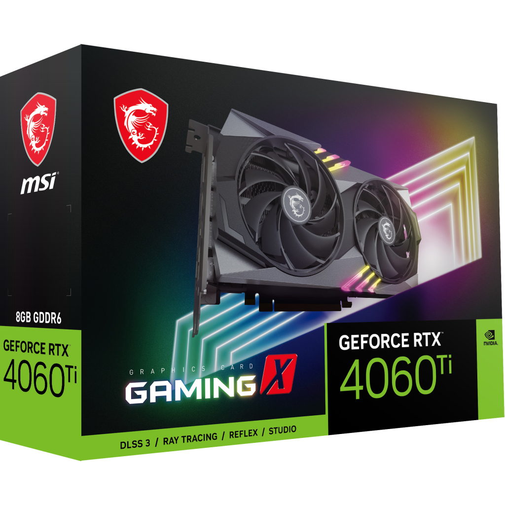 Відеокарта MSI GeForce RTX4060Ti 8Gb GAMING X (RTX 4060 Ti GAMING X 8G) - зображення 9