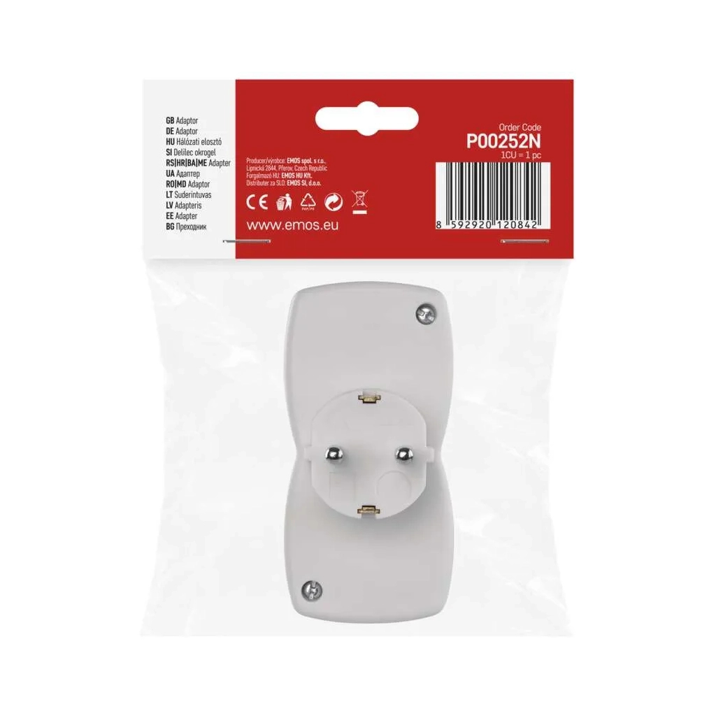 Мережевий розгалужувач EMOS P00252N - зображення 6