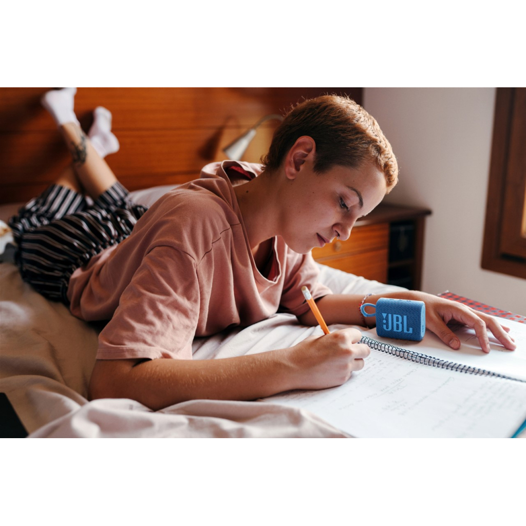 Акустична система JBL Go 3 Eco Blue (JBLGO3ECOBLU) - зображення 9