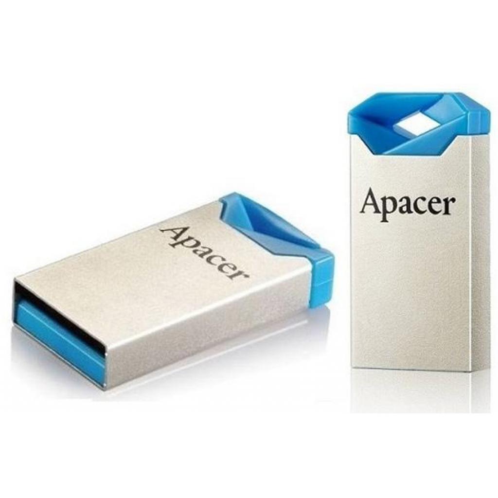 USB флеш накопичувач Apacer 64GB AH111 Blue USB 2.0 (AP64GAH111U-1) - зображення 4