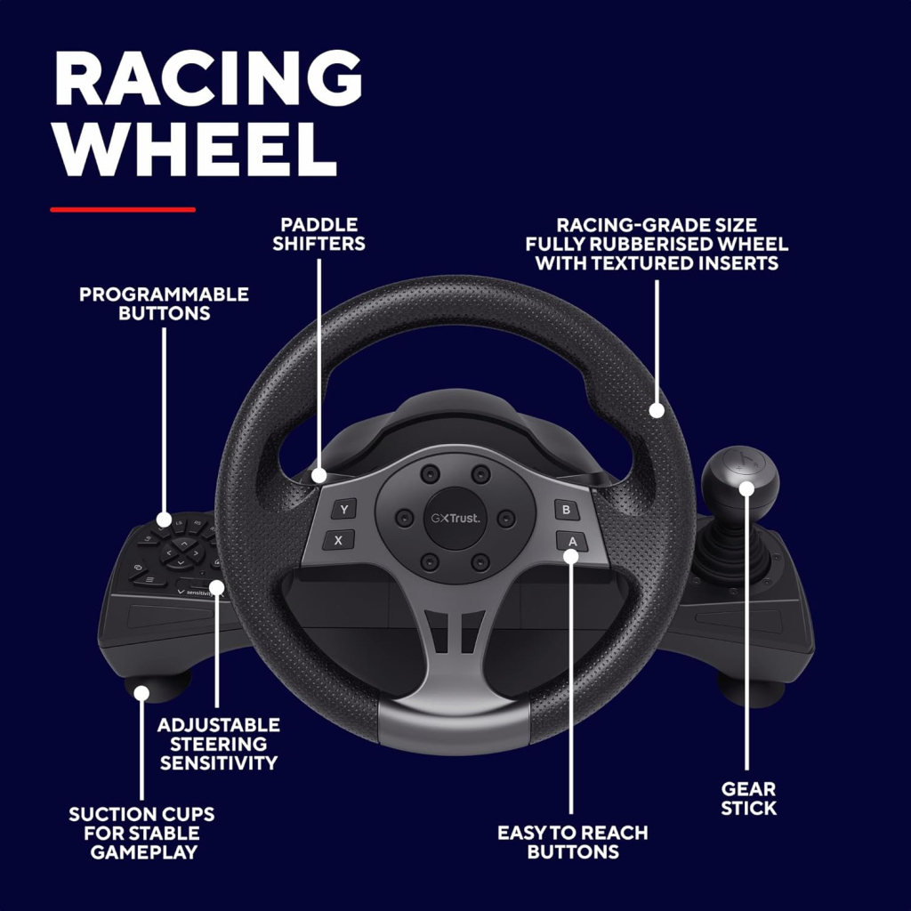 Кермо Trust GXT 289 Movi PC/PS4/PS3/Xbox/Nintendo Switch (25122) - изображение 2