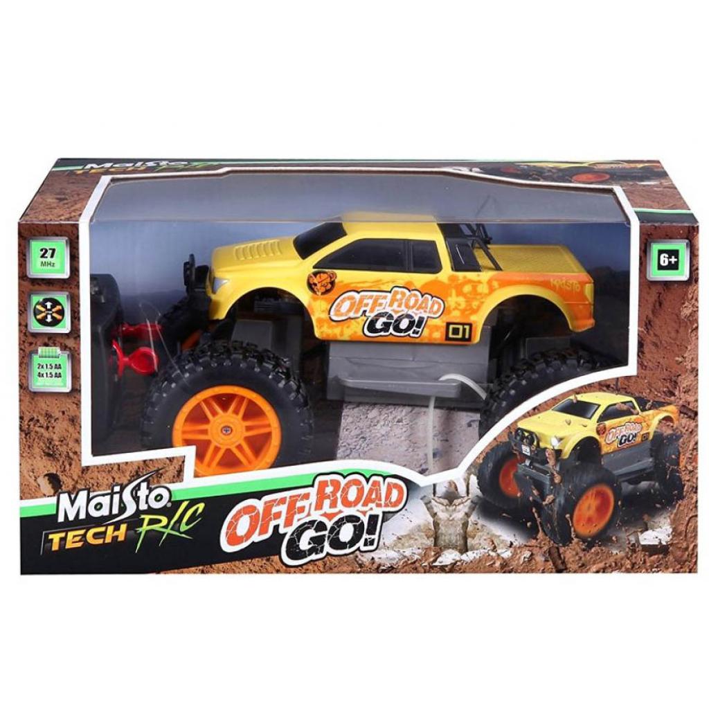Радіокерована іграшка Maisto Off Road Go Жовтий (81762 yellow) - зображення 3