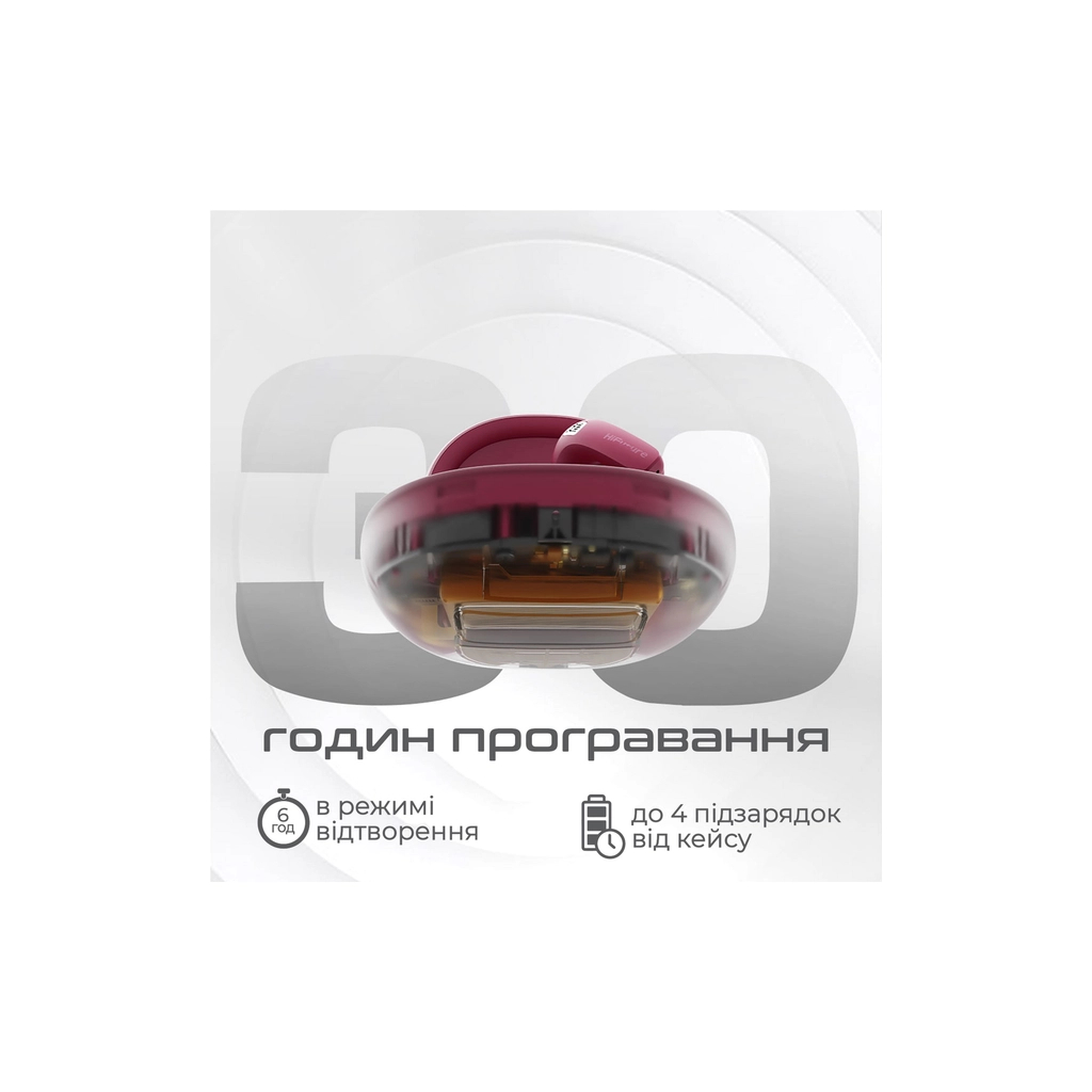 Навушники HiFuture FlyBuds4 Hot Pink (flybuds4.hotpink) - зображення 4