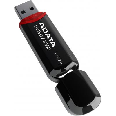 USB флеш накопичувач ADATA 32Gb UV150 Black USB 3.0 (AUV150-32G-RBK) - зображення 2