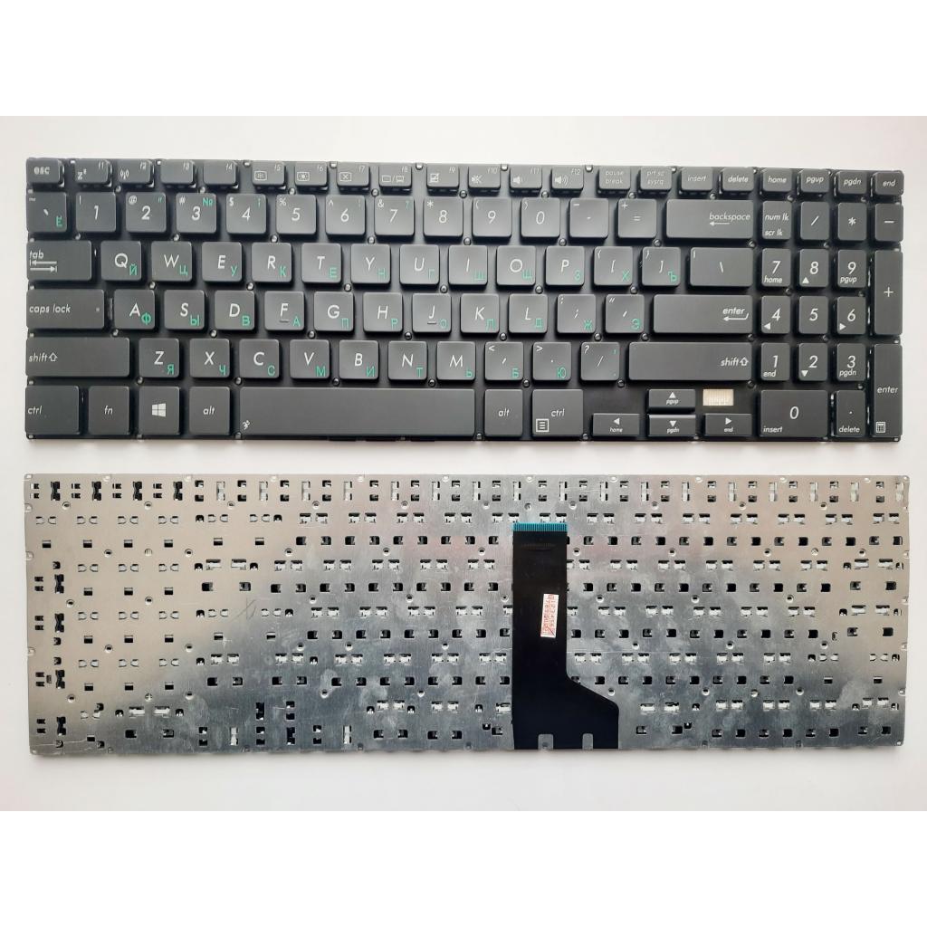 Клавіатура ноутбука ASUS P500/P500CA/PU500/PU550/E550 Series чорна RU (A46143) - зображення 1