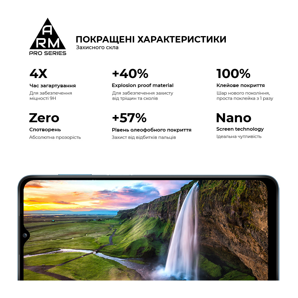 Скло захисне Armorstandart Pro для Samsung A23 4G / M23 / M33 Black (ARM61040) - зображення 5