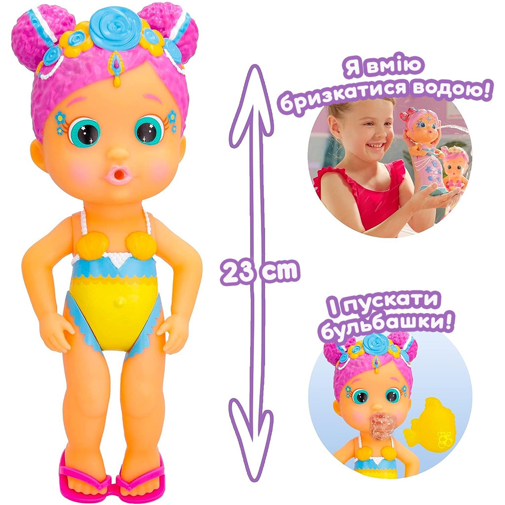 Лялька Bloopies серії Чарівний хвіст W2 – Русалонька Мелоді (908710) - зображення 3