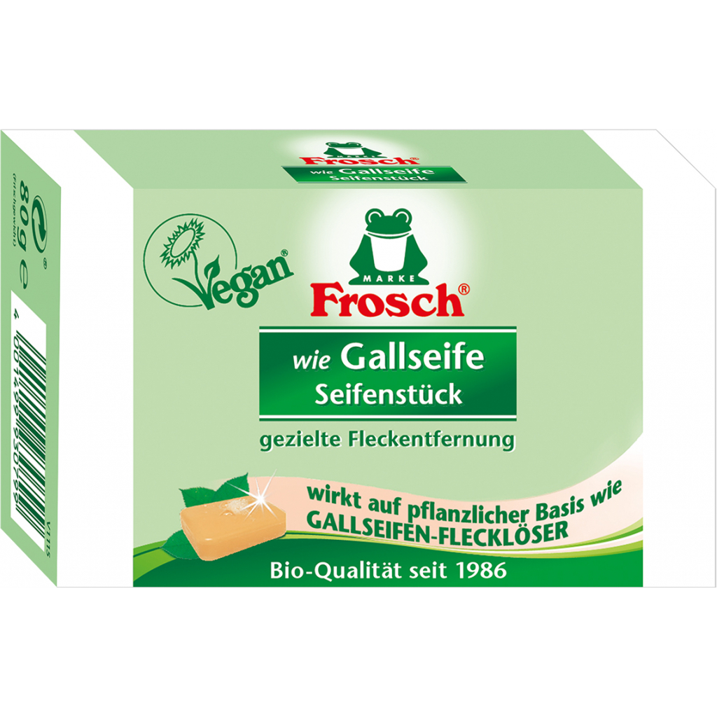 Засіб для видалення плям Frosch мило 80 г (4001499930799) - зображення 1