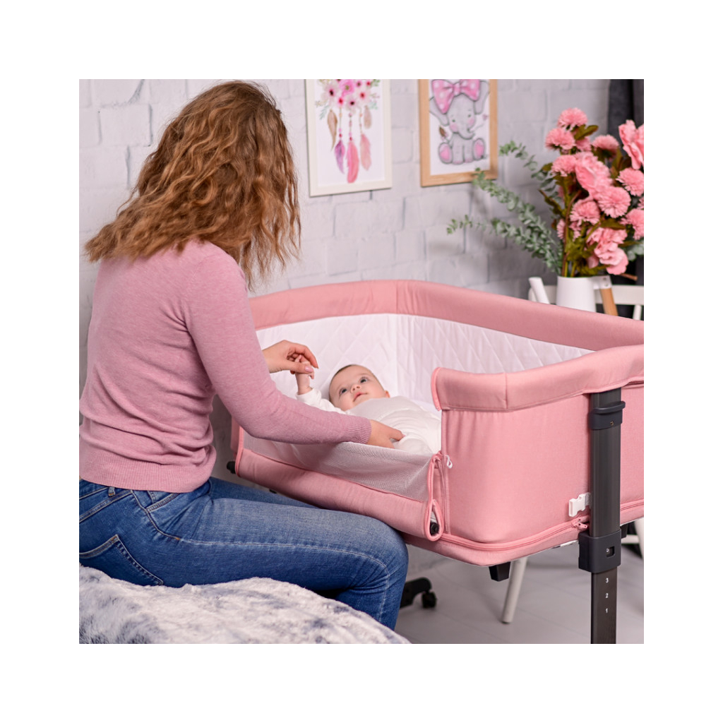 Ліжечко Lorelli MILANO pink - зображення 6