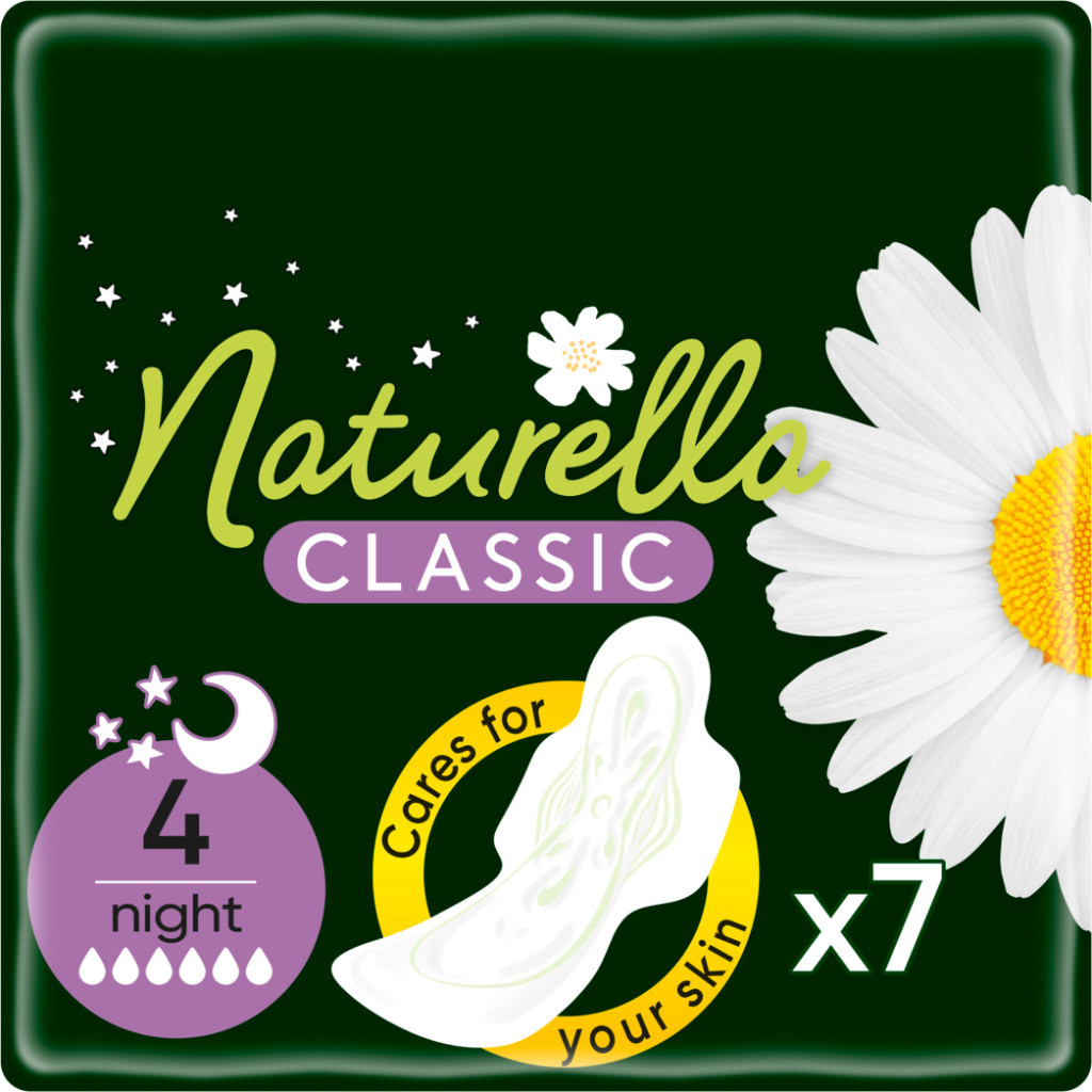 Гігієнічні прокладки Naturella Classic Night 7 шт (4015400437543) - изображение 1